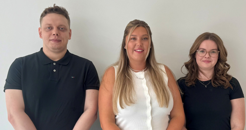 Hinckley & Rugby for Intermediaries strengthens broker support with new Broker Assist Team appointments L-R Dawid Jankowski, Kim Dyson, Nicolle Cross