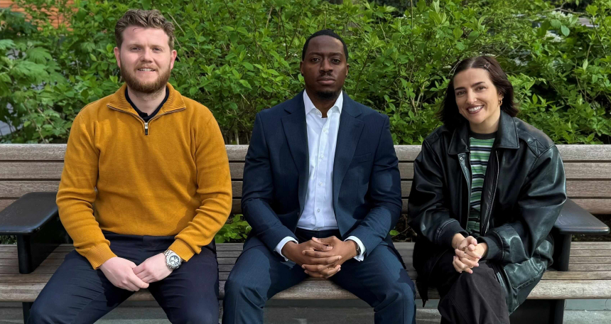 L-R, Ryan Eastoe, Hakeem Osinowo, Amanda Wesson